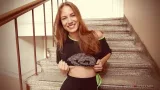 Amanda Soft Poses on the Steps frame 6