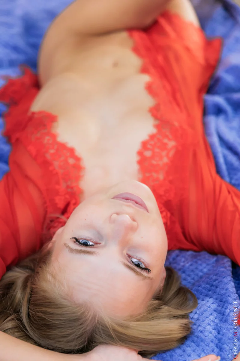 Luise Wixx in Scarlet Sheer and Seductive Stillness Preview picture 10