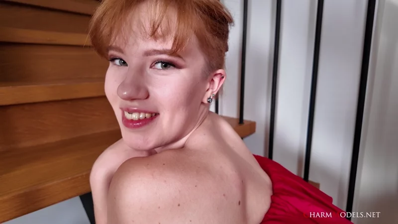 Vladislava Moves Softly in Red video preview frame 8