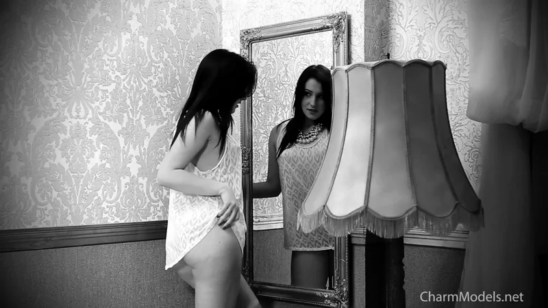 Black and White Tease of Sabrina Kit video preview frame 1