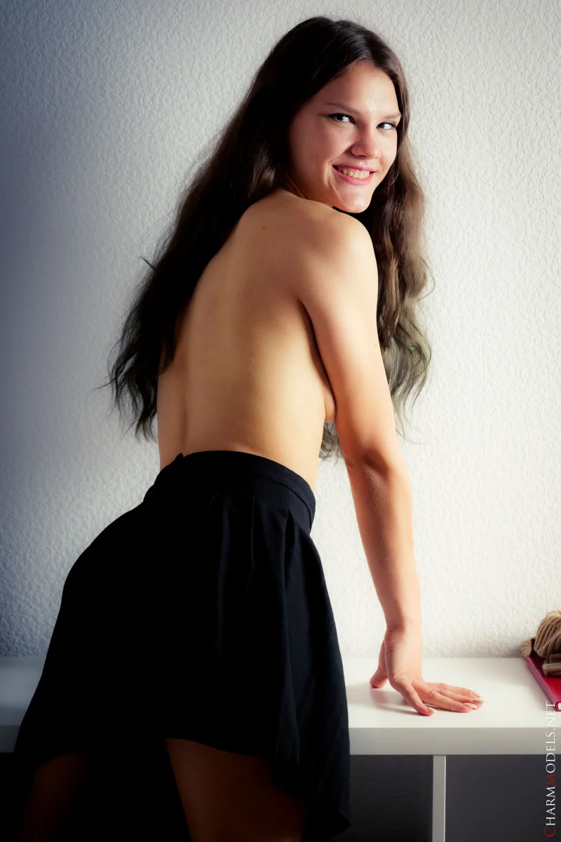 Skirt Up and Smile On with Polina Ella Preview picture 10